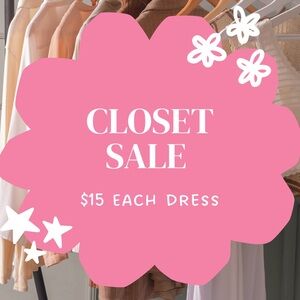 Closet sale